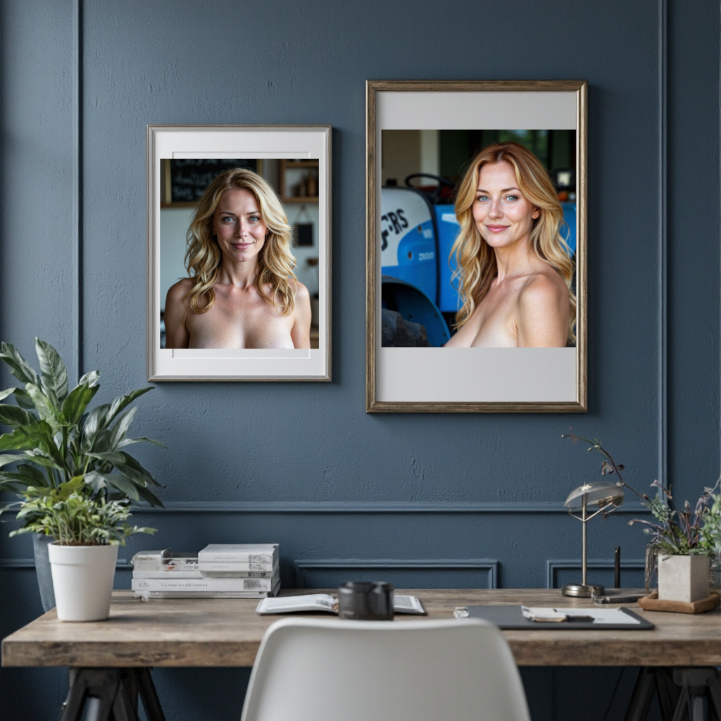 Nordic Elegance – AI-Generated Portrait Collection of Mature Women (100+ Digital Images)
