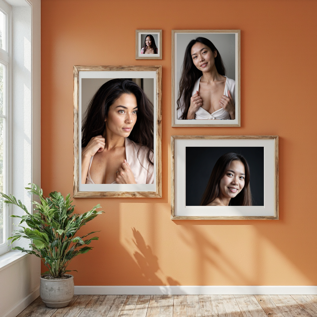 Timeless Asian Beauty – Digital Art Collection of Mature Women (200+ AI-Generated Portraits)